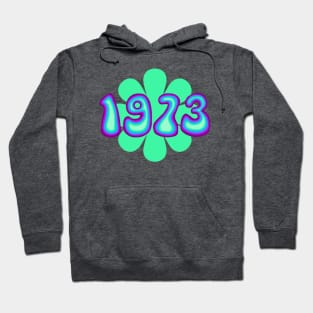 Groovy 1973 Roe v Wade Flower Hoodie